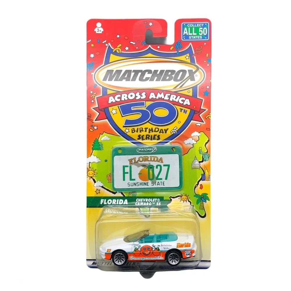 Matchbox Across‎ America 50th Florida Chevrolet Camaro SS Convertible Car 1/64